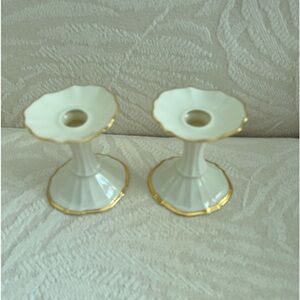 Lenox candlestick holders 4.5 inches